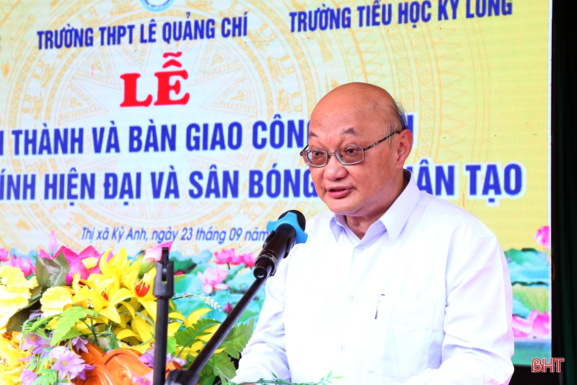 Quỹ Minh Đức - Formosa Hà Tĩnh bàn giao cơ sở vật chất, thiết bị dạy học trị giá trên 6 tỷ đồng