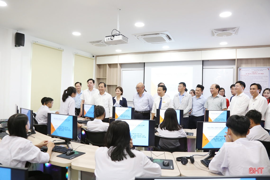 Quỹ Minh Đức - Formosa Hà Tĩnh bàn giao cơ sở vật chất, thiết bị dạy học trị giá trên 6 tỷ đồng