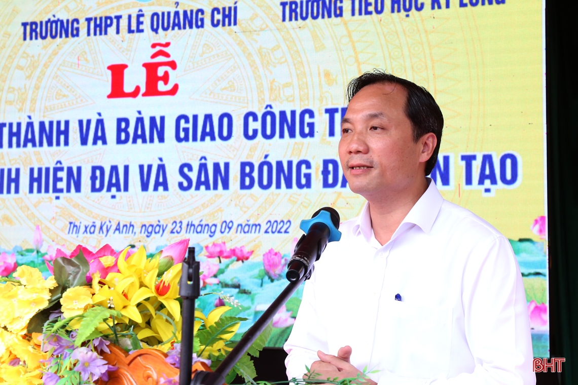 Quỹ Minh Đức - Formosa Hà Tĩnh bàn giao cơ sở vật chất, thiết bị dạy học trị giá trên 6 tỷ đồng