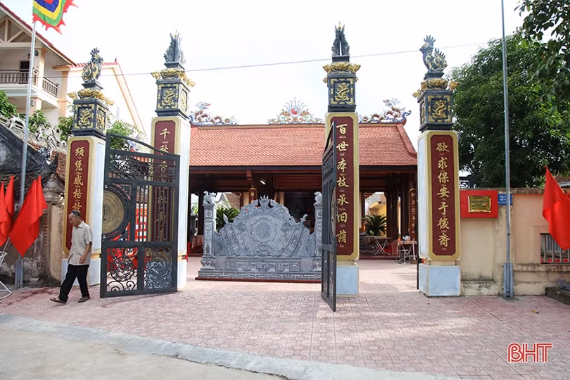 Nhà thờ dòng họ Trần Hậu ở Hà Tĩnh đón bằng Di tích lịch sử - văn hóa cấp tỉnh