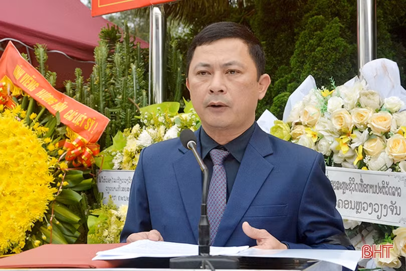Hà Tĩnh tổ chức trọng thể lễ truy điệu, an táng 11 liệt sỹ quân tình nguyện và chuyên gia Việt Nam hy sinh tại Lào