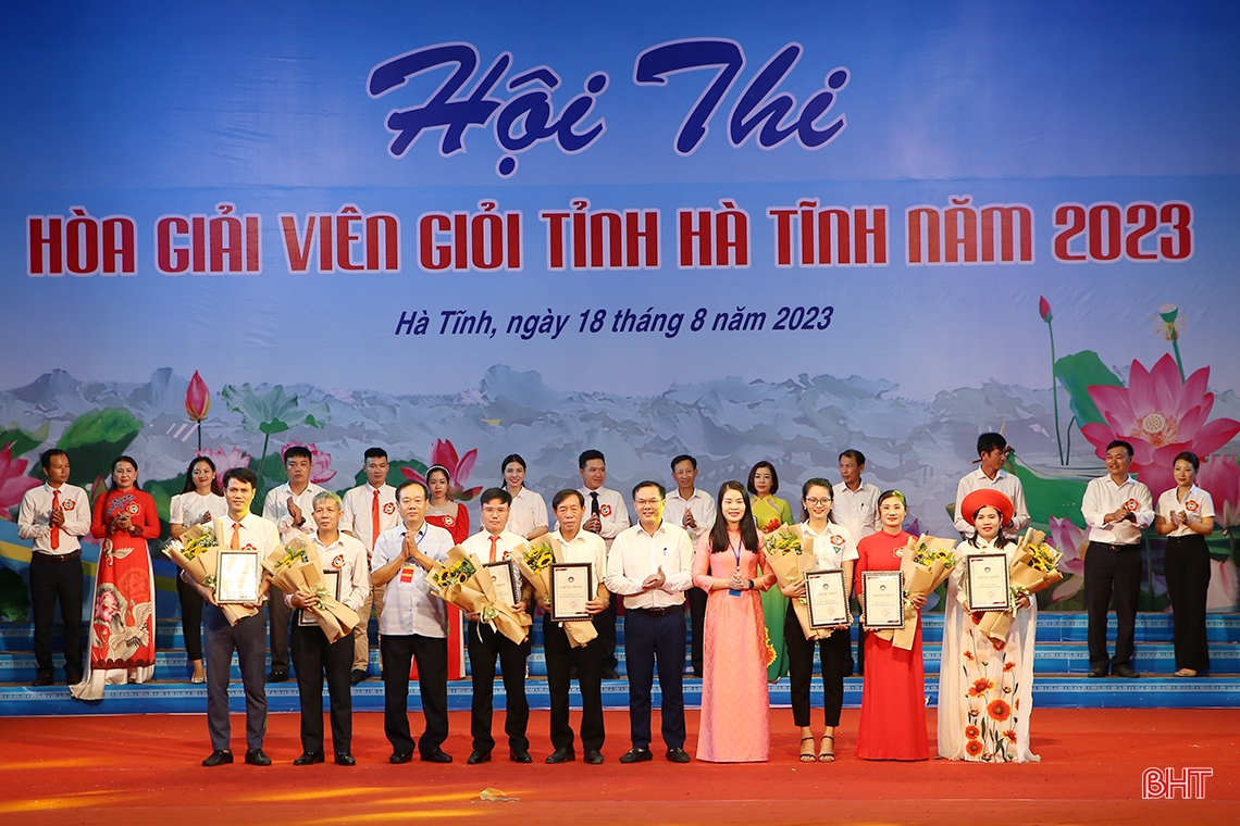 Huyện Kỳ Anh giành giải nhất Hội thi Hoà giải viên giỏi tỉnh