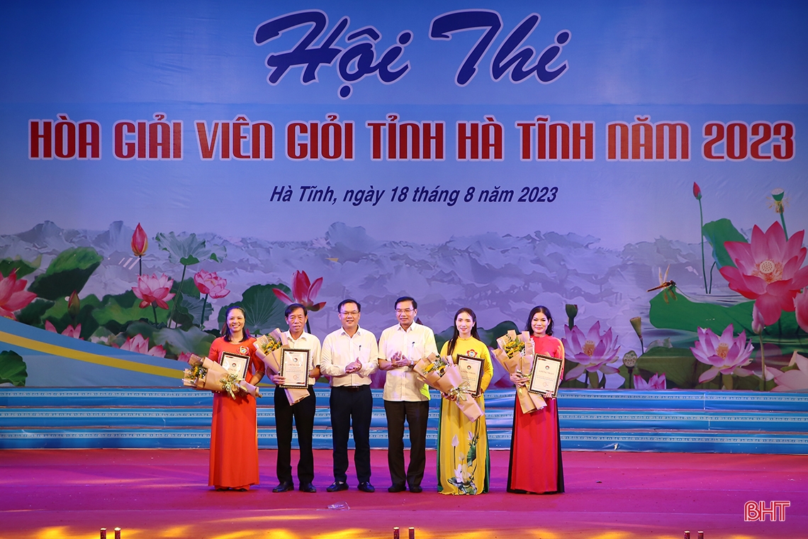 Huyện Kỳ Anh giành giải nhất Hội thi Hoà giải viên giỏi tỉnh