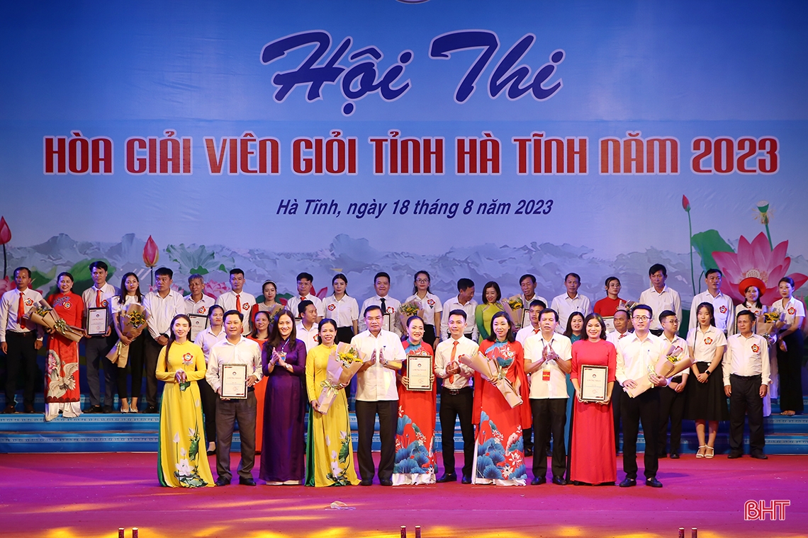 Huyện Kỳ Anh giành giải nhất Hội thi Hoà giải viên giỏi tỉnh