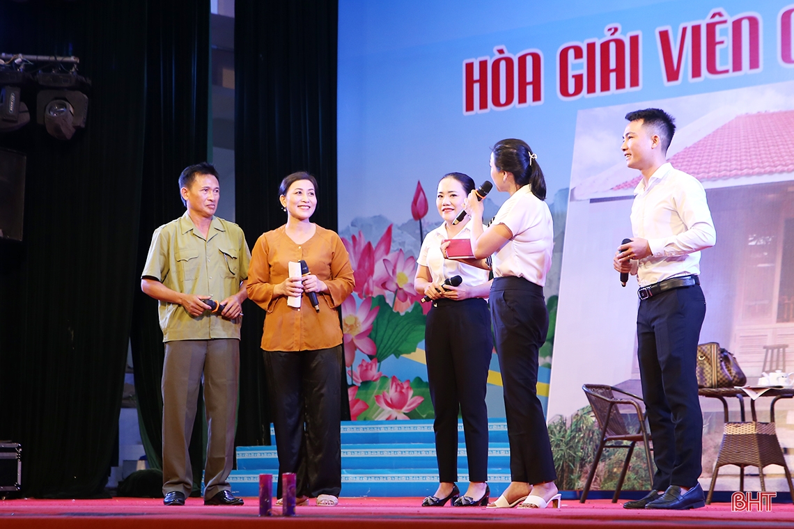 Những màn trình diễn ấn tượng tại Hội thi Hòa giải viên giỏi tỉnh Hà Tĩnh