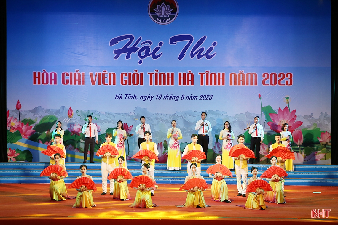 Những màn trình diễn ấn tượng tại Hội thi Hòa giải viên giỏi tỉnh Hà Tĩnh