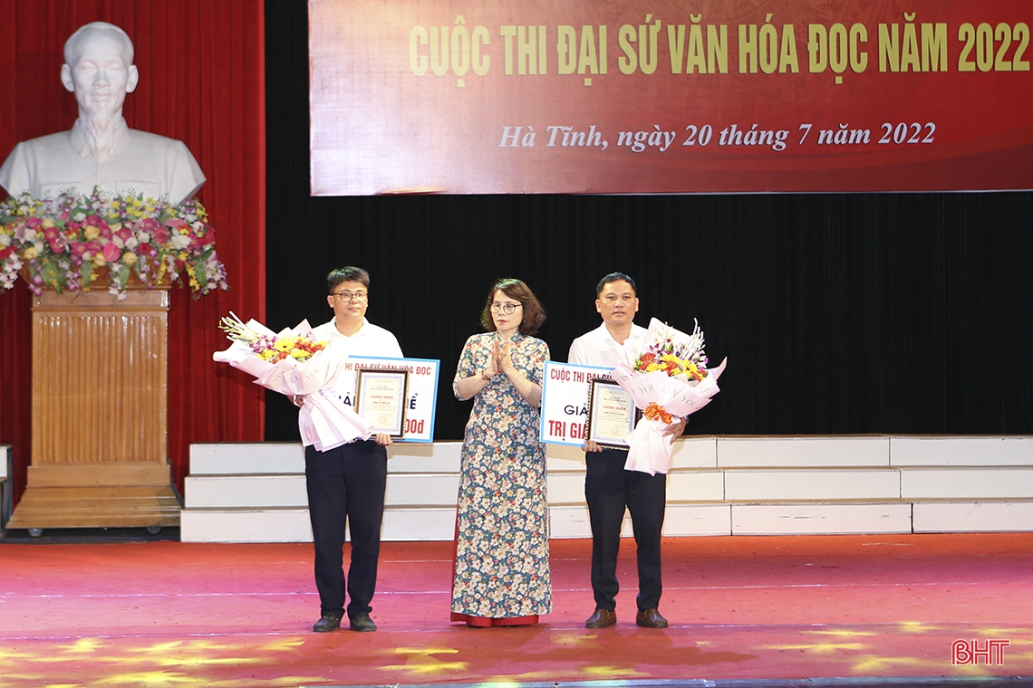 57 gương mặt xuất sắc đạt giải Cuộc thi Đại sứ văn hóa đọc cấp tỉnh Hà Tĩnh