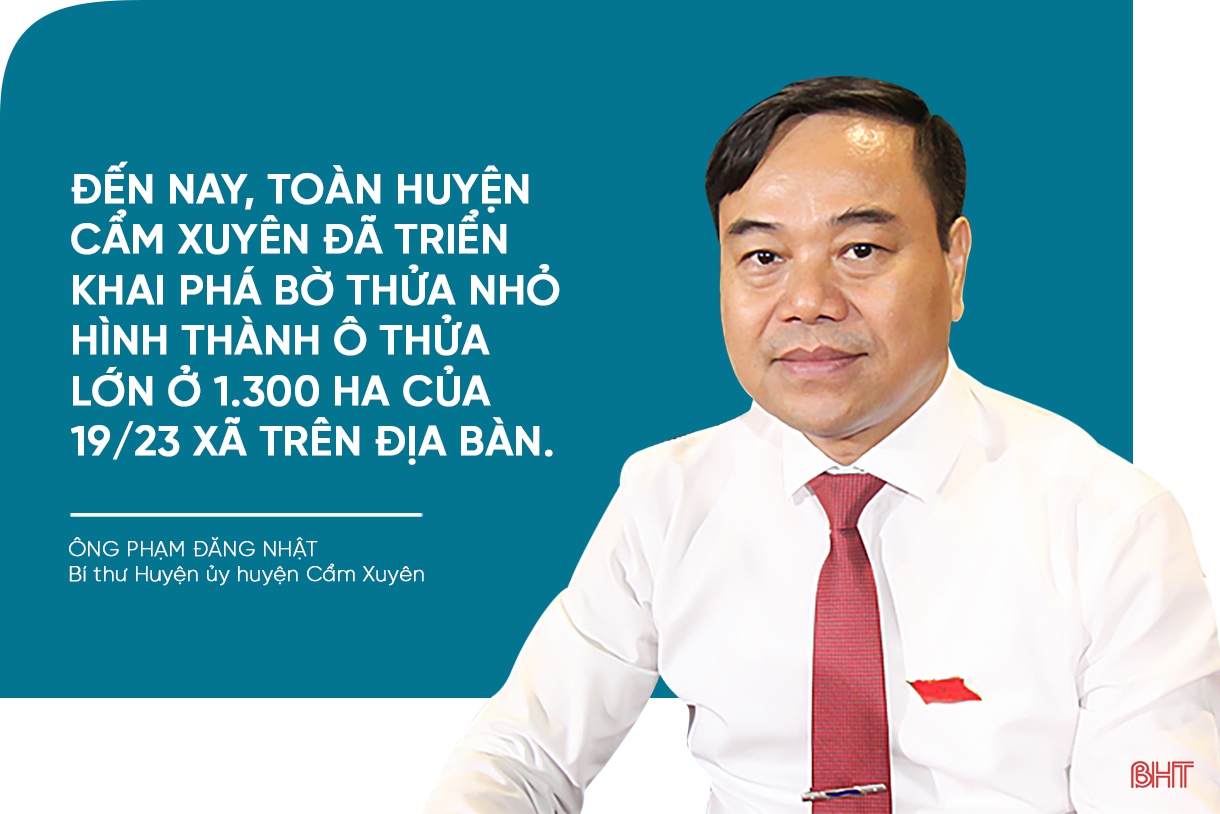 Phá bờ thửa nhỏ hình thành ô thửa lớn - cuộc cách mạng trong nông nghiệp Hà Tĩnh (bài 1): Từ những chủ trương, chính sách đúng, hợp lòng dân