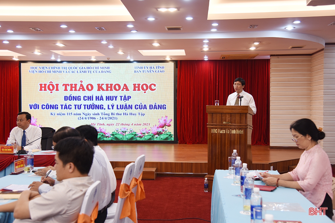 Làm sáng rõ những đóng góp của đồng chí Hà Huy Tập đối với công tác tư tưởng, lý luận của Đảng