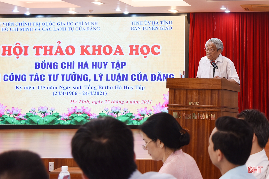 Làm sáng rõ những đóng góp của đồng chí Hà Huy Tập đối với công tác tư tưởng, lý luận của Đảng