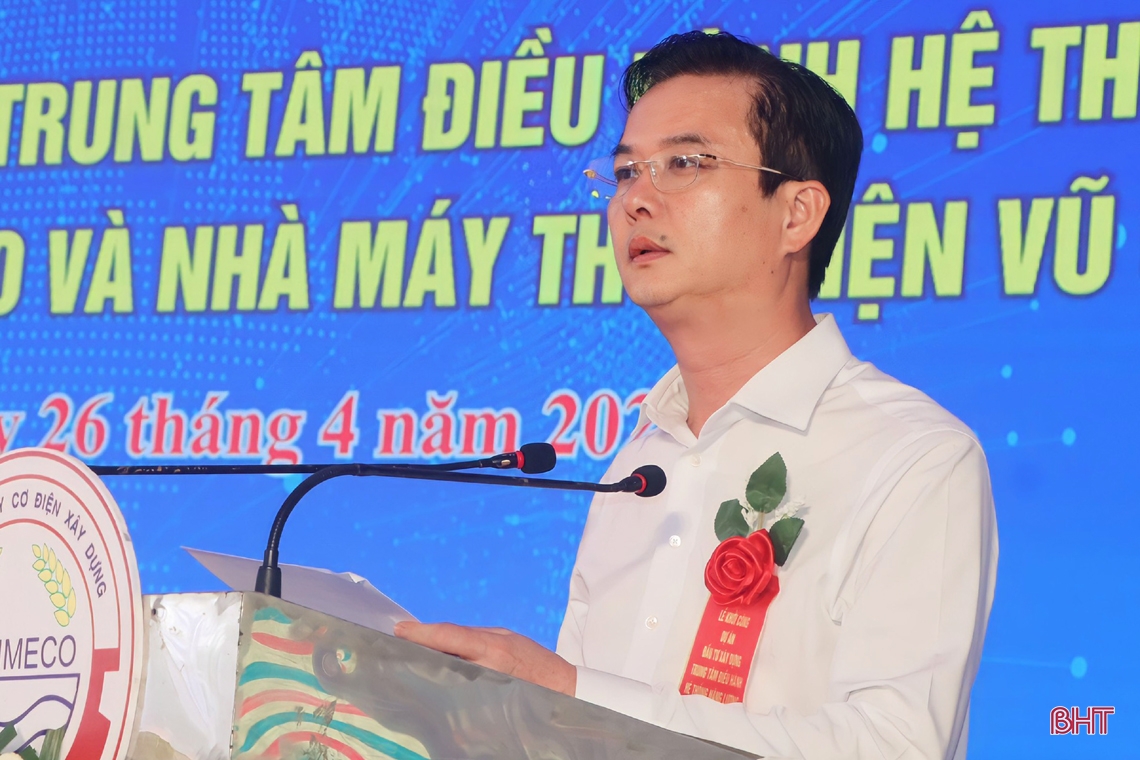 Khởi công 2 dự án năng lượng gần 850 tỷ đồng ở huyện miền núi Hà Tĩnh