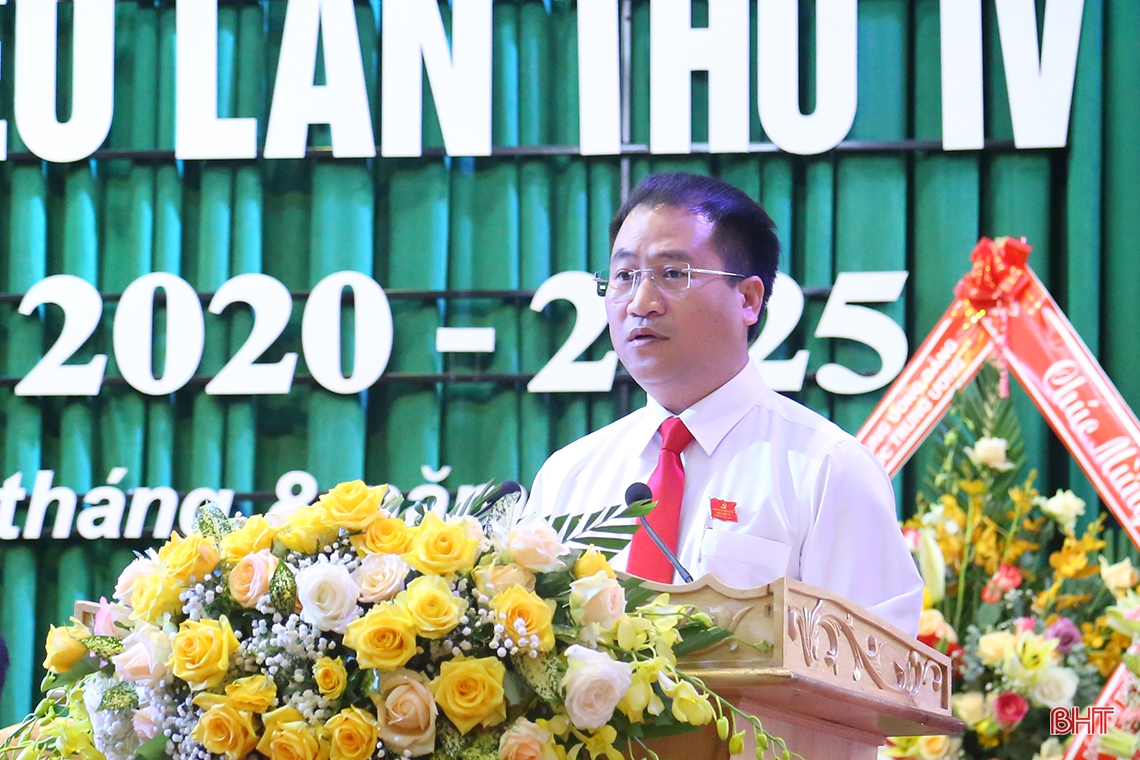 Bầu 34 đồng chí vào Ban Chấp hành Đảng bộ huyện Lộc Hà nhiệm kỳ 2020-2025