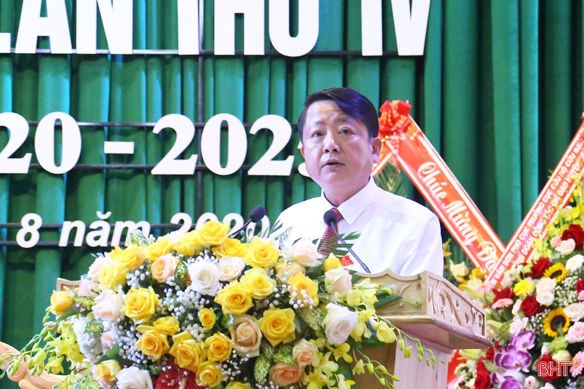 Bầu 34 đồng chí vào Ban Chấp hành Đảng bộ huyện Lộc Hà nhiệm kỳ 2020-2025