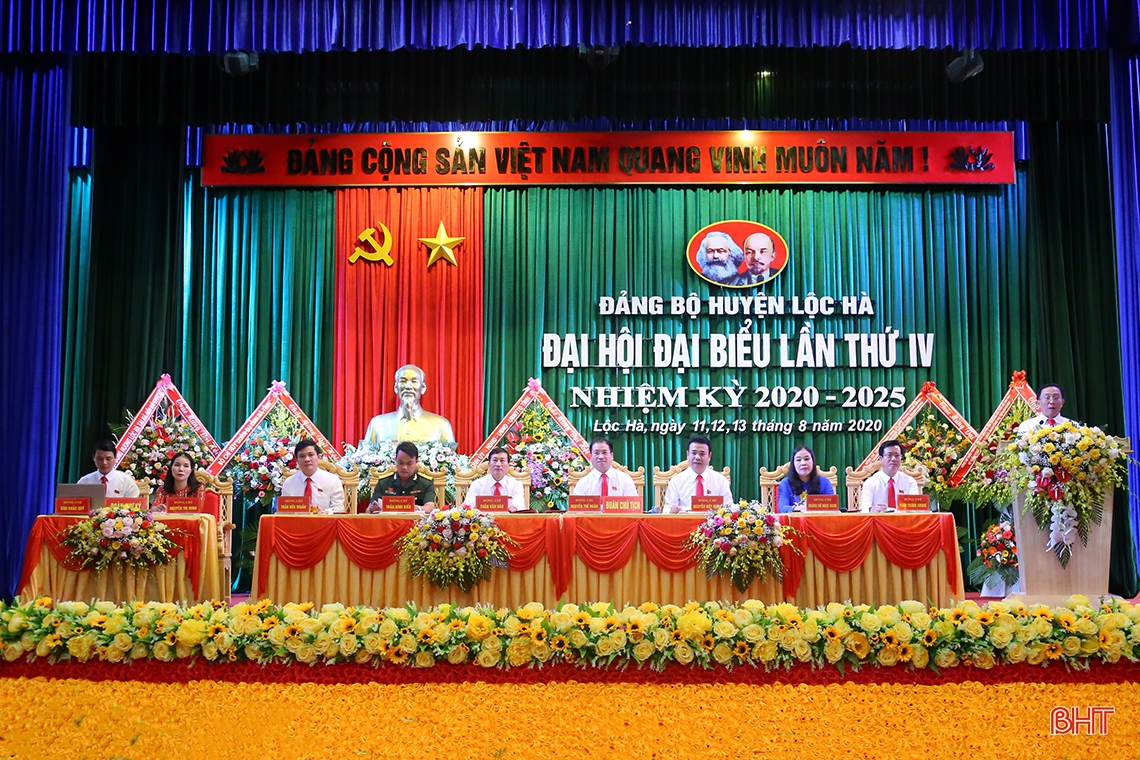 Bầu 34 đồng chí vào Ban Chấp hành Đảng bộ huyện Lộc Hà nhiệm kỳ 2020-2025