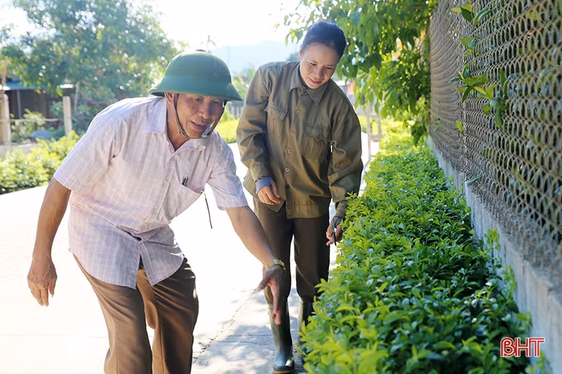 Phố đẹp trong làng quê Hà Tĩnh