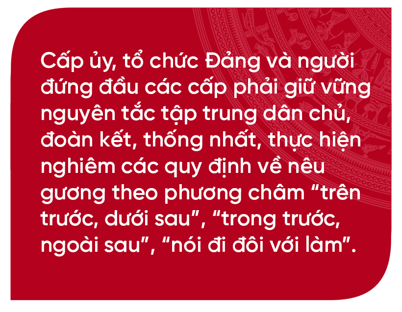 Phát huy vai trò nêu gương của người đứng đầu, góp phần quan trọng thực hiện thắng lợi Nghị quyết Đại hội Đảng bộ tỉnh Hà Tĩnh lần thứ XIX