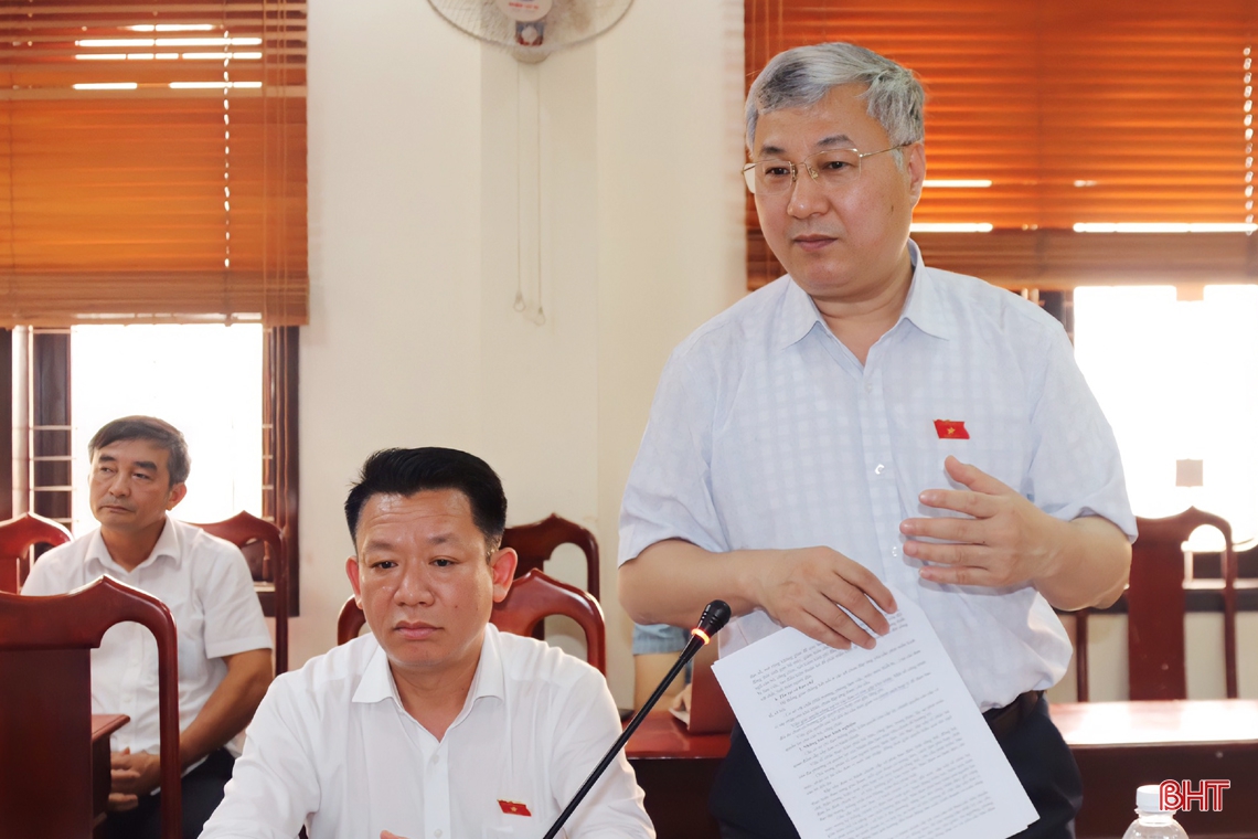 Đoàn giám sát của Ủy ban Thường vụ Quốc hội đánh giá cao kết quả sáp nhập xã ở Cẩm Xuyên