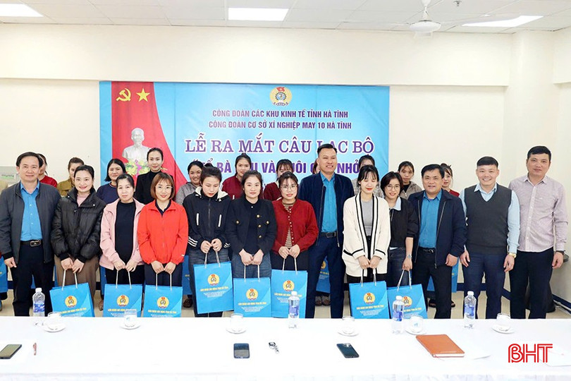 Thành lập Tổ "Bà bầu và nuôi con nhỏ" tại Xí nghiệp May 10 Hà Tĩnh.