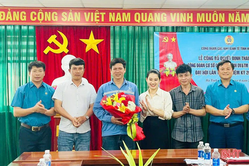 Ra mắt BCH Công đoàn cơ sở Công ty TNHH&amp;DV Miền Trung.