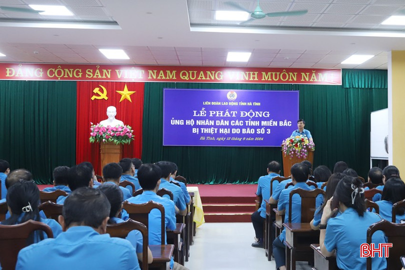 Chương trình phát động có sự tham gia của đông đảo cán bộ, đoàn viên, người lao động các đơn vị.