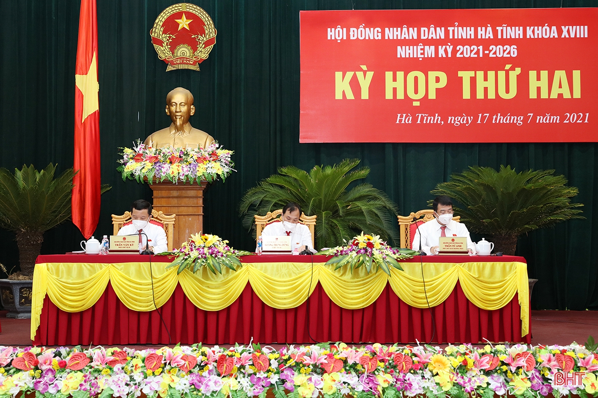 Khai mạc Kỳ họp thứ 2, Hội đồng nhân dân tỉnh Hà Tĩnh khóa XVIII