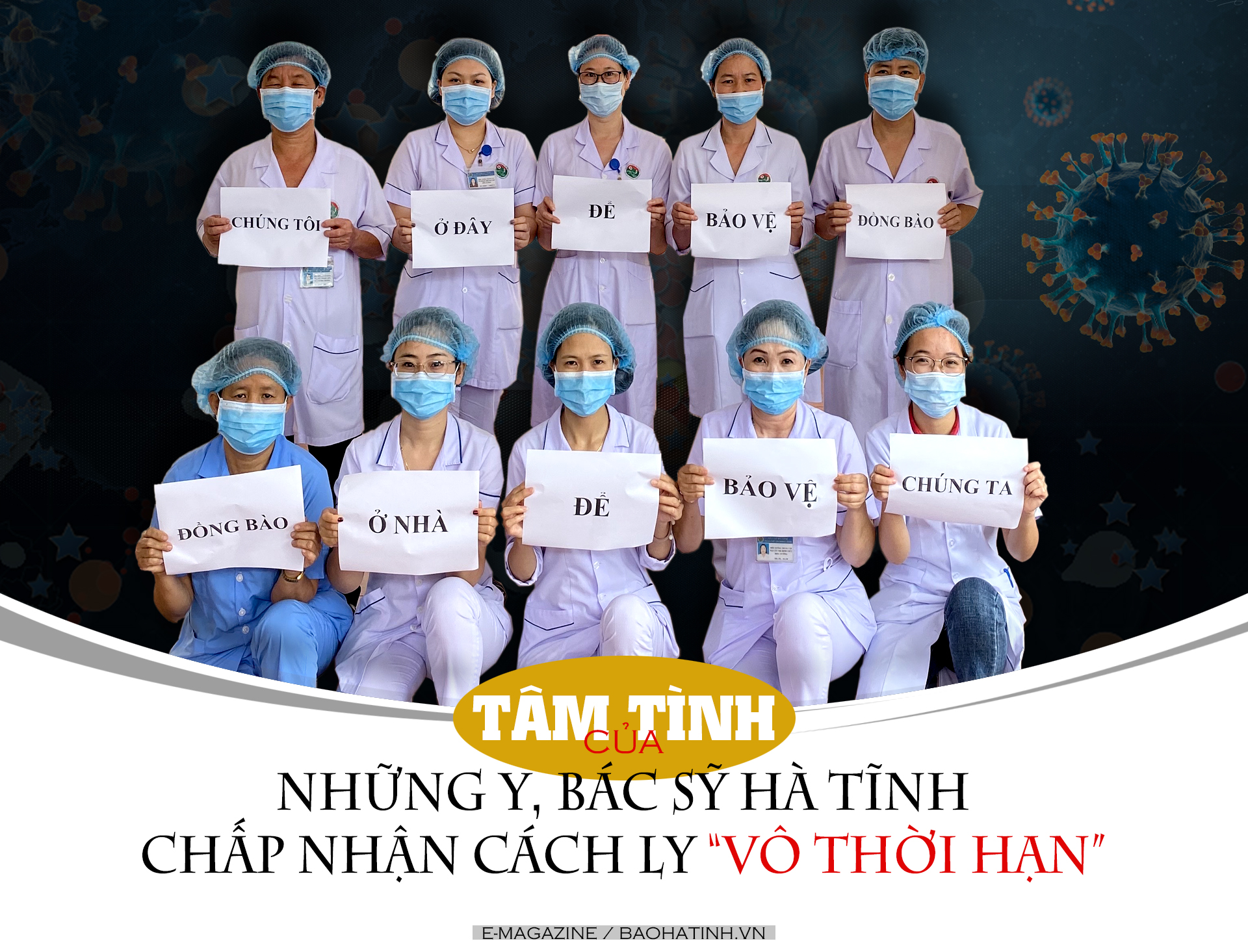 Tâm tình của những y, bác sỹ Hà Tĩnh chấp nhận cách ly “vô thời hạn”