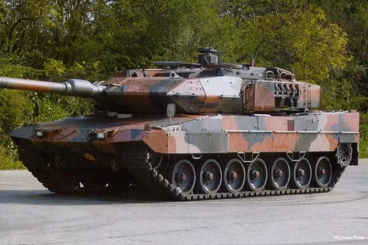 Xe tăng chủ lực Leopard 2A6 của Đức uy lực hàng đầu thế giới