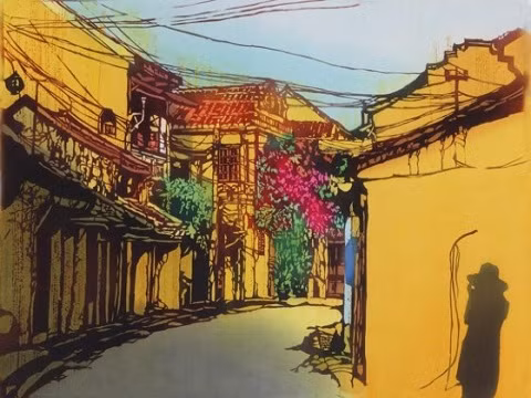 ngam viet nam trong the gioi thu nho tren tranh nhuom nghin nam katazome nhat ban