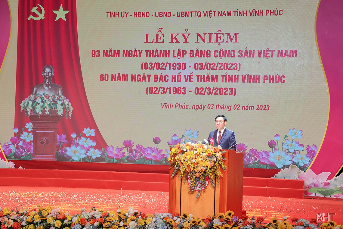 Kỷ niệm 93 năm Ngày thành lập Đảng và 60 năm Bác Hồ về thăm Vĩnh Phúc