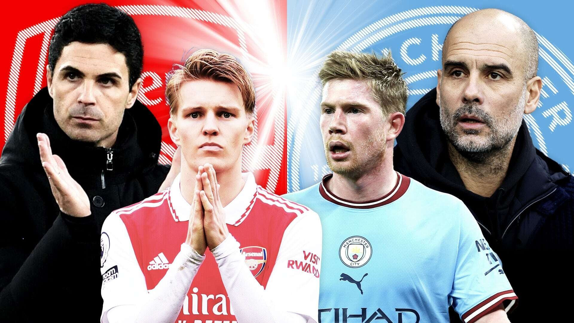 Arsenal vs Man City: Đại chiến vì ngôi đầu 