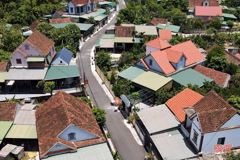 Ngắm “áo mới” khu dân cư mẫu ở thị xã Hồng Lĩnh