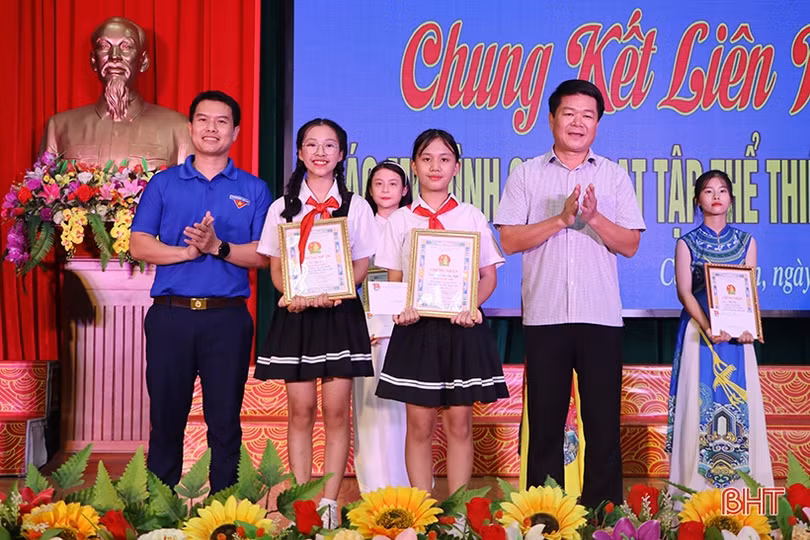 Chung kết sân chơi bổ ích cho thiếu nhi Cẩm Xuyên