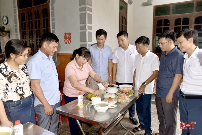 Nghề chế biến món ăn giúp phụ nữ Thạch Hà tăng thu nhập