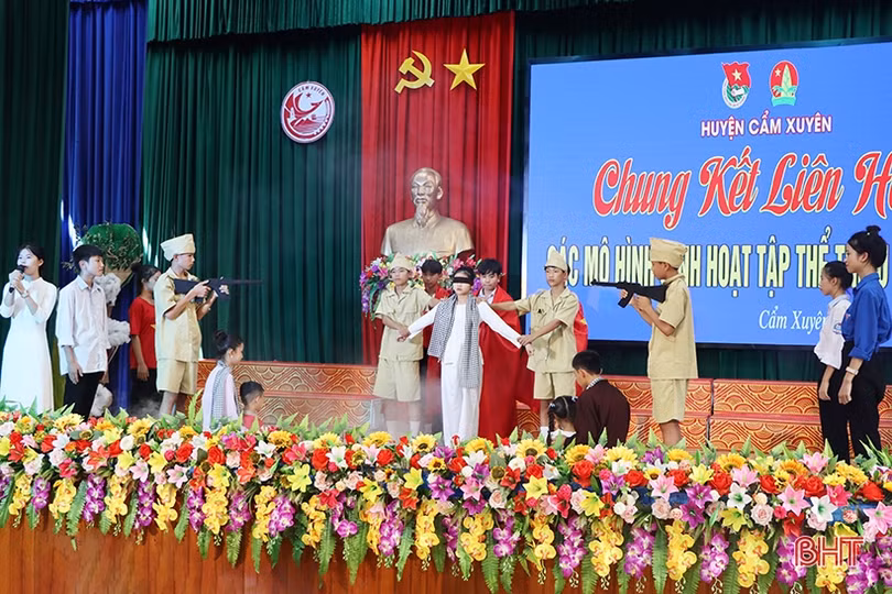 Chung kết sân chơi bổ ích cho thiếu nhi Cẩm Xuyên