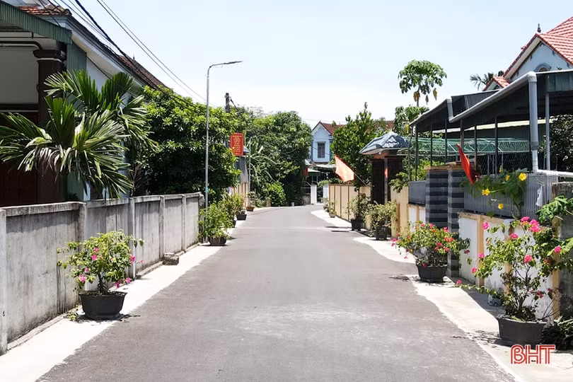 Ngắm “áo mới” khu dân cư mẫu ở thị xã Hồng Lĩnh