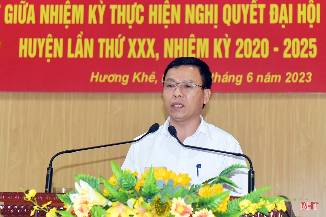 Hương Khê cần hướng đến phát triển kinh tế nông nghiệp, du lịch sinh thái