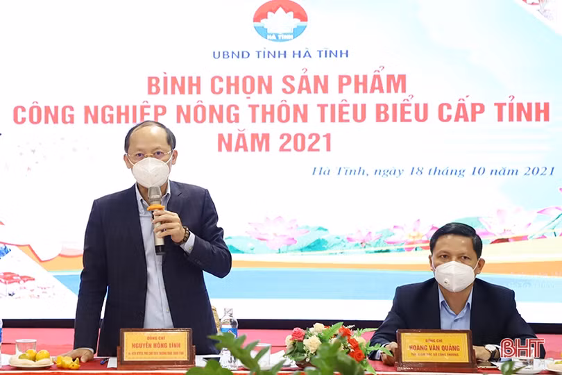 Trình UBND tỉnh Hà Tĩnh công nhận 41 sản phẩm công nghiệp nông thôn tiêu biểu