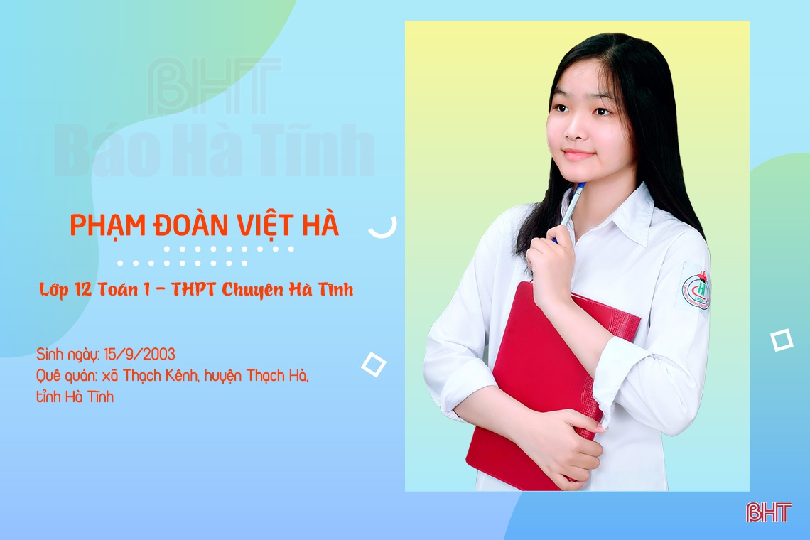 10 gương mặt học sinh Hà Tĩnh được xét tuyển thẳng đại học năm 2021