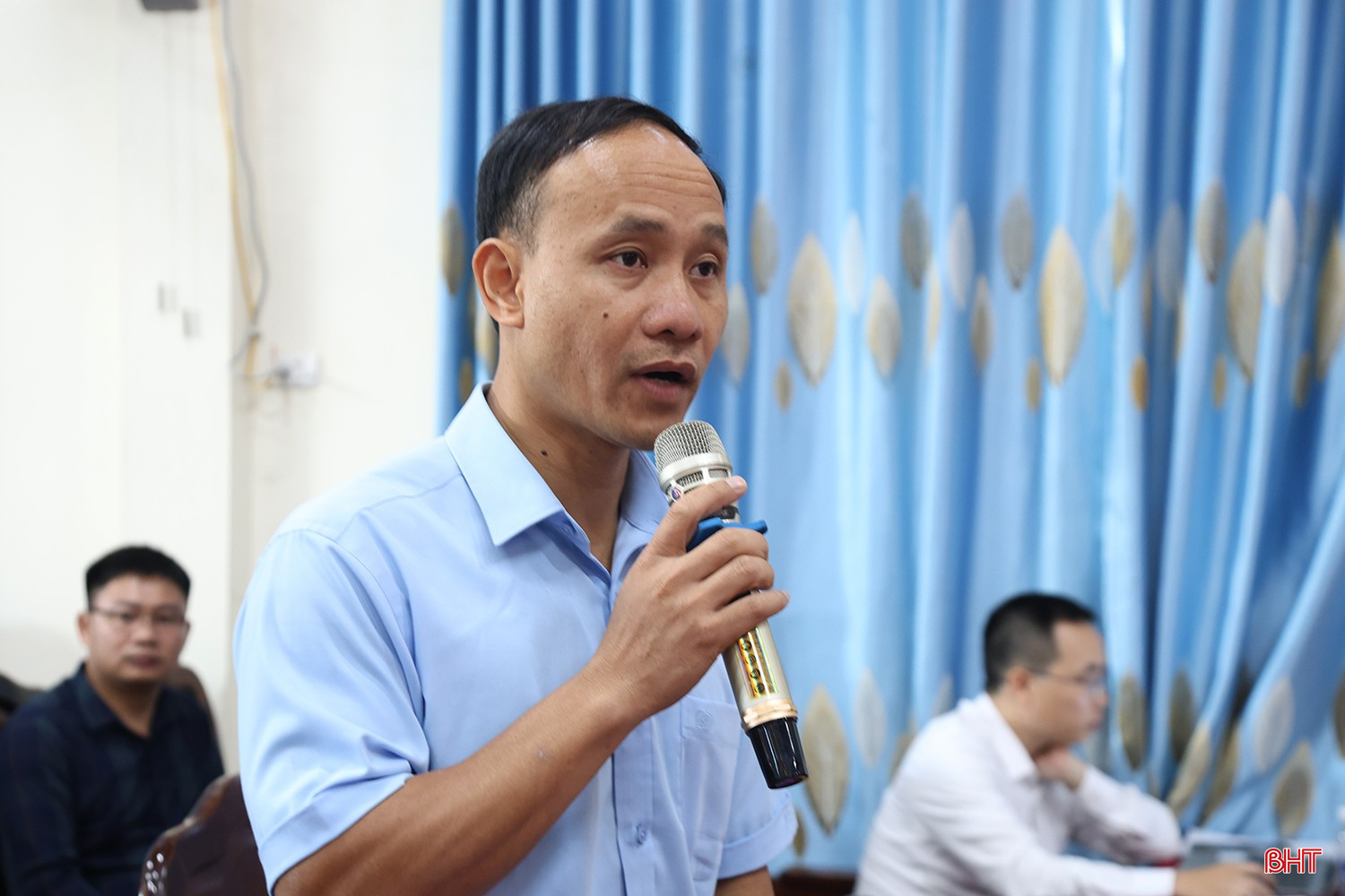 Cử tri Nguyễn Cao Bắc (xã Kỳ Hoa) kiến nghị một số nội dung liên quan đến chính sách chuyển đổi cây trồng, vật nuôi.