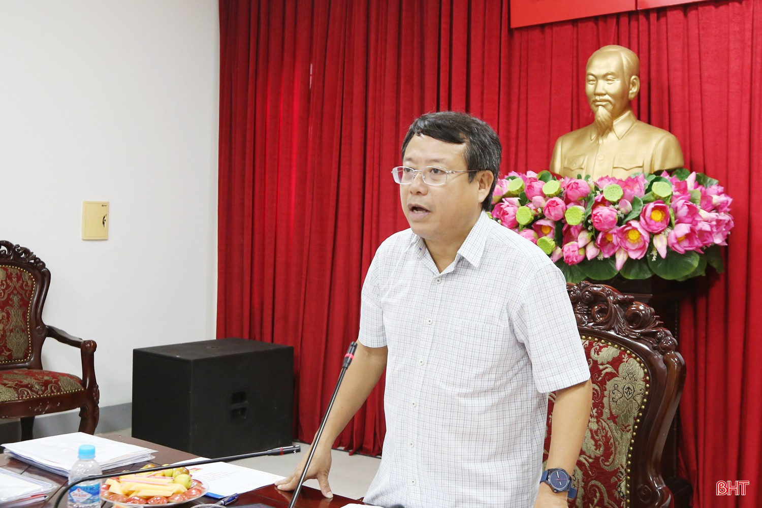 Phó Chủ tịch UBND tỉnh Dương Tất Thắng kết luận hội nghị.