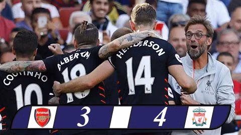 coutinho thang hoa liverpool danh bai arsenal ngay tai emirates