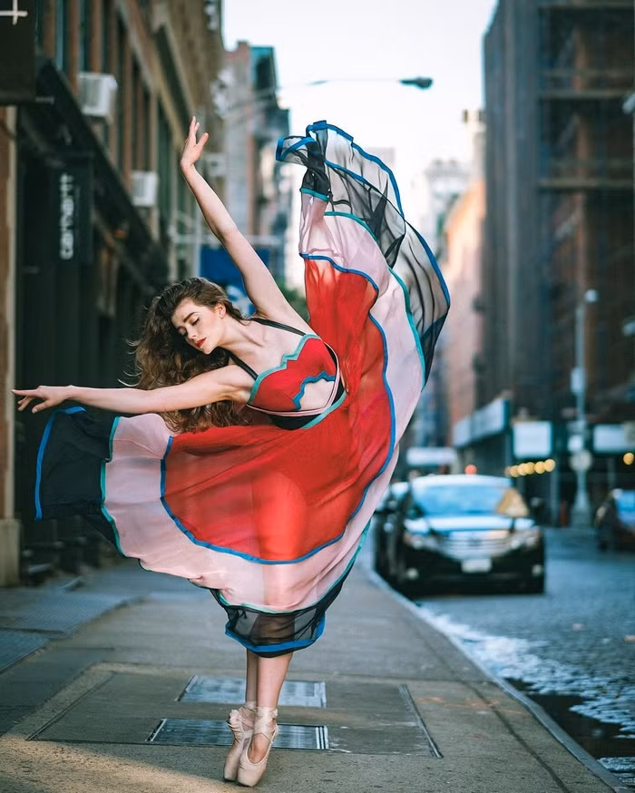 nhung vu dieu ballet day dam me tren duong pho new york
