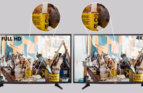 Độ phân giải của TV 4K đạt 8 triệu điểm ảnh, sắc nét hơn tiêu chuẩn Full HD thông thường. tv 4k o viet nam ngay cang re