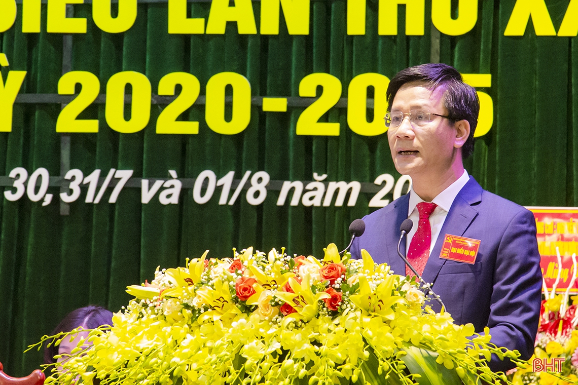 Bầu 37 đồng chí vào Ban Chấp hành Đảng bộ thành phố Hà Tĩnh nhiệm kỳ 2020- 2025