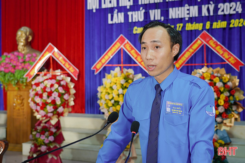 Phó Chủ tịch Thường trực Hội LHTN Việt Nam tỉnh Từ Tuấn Phương: Nhiệm kỳ 2024 -2029, Hội LHTN huyện Can Lộc cần làm rõ màu sắc riêng của thanh niên huyện nhà. Tiếp tục gìn giữ, bảo tồn và phát huy các giá trị, bản sắc văn hoá, truyền thống cách mạng của người Can Lộc; ứng dụng mạnh mẽ chuyển đổi số, tăng cường sử dụng nền tảng số để kết nối nguồn lực, tập hợp thanh niên.