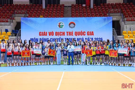 Bế mạc Giải Vô địch trẻ quốc gia môn bóng chuyền trong nhà năm 2026