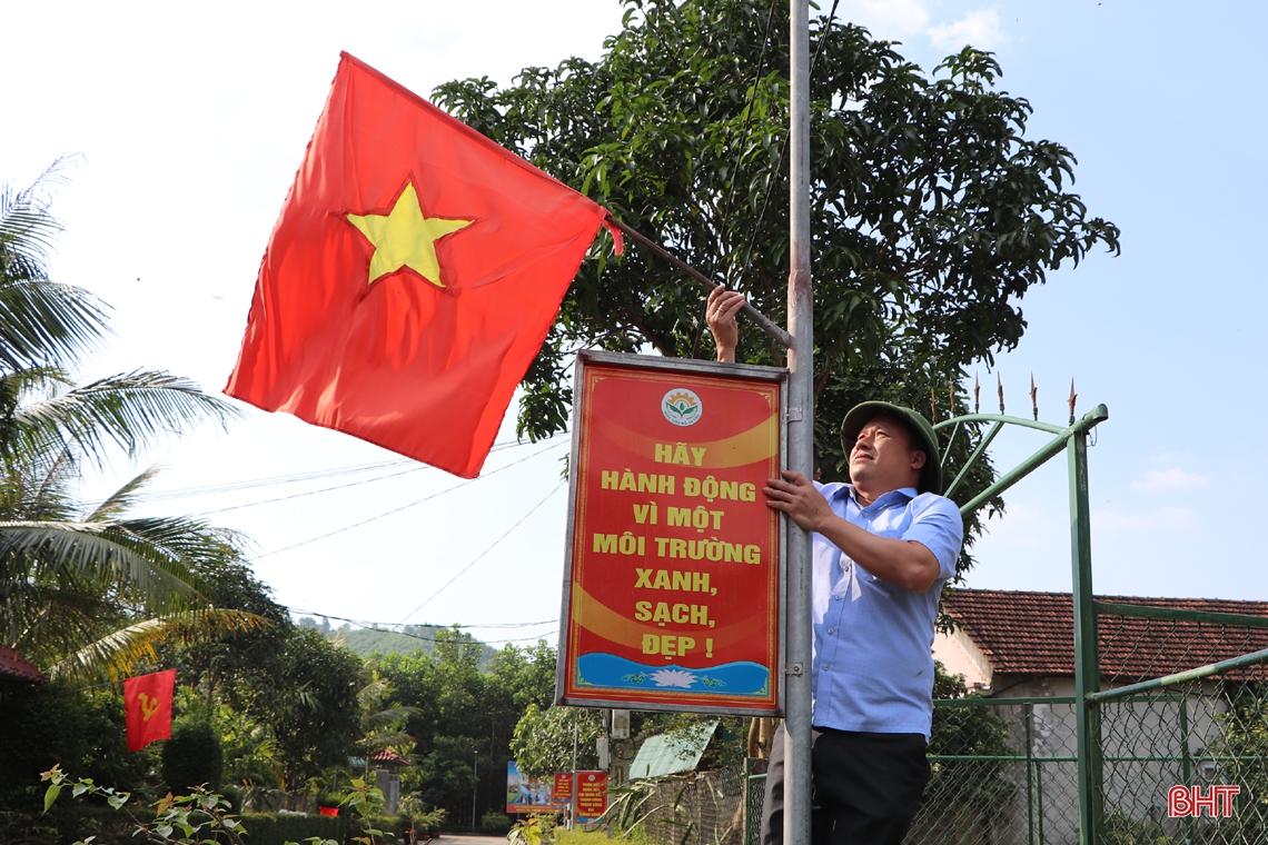 Thanh bình, tươi mới trên vùng quê tái định cư ở Vũ Quang