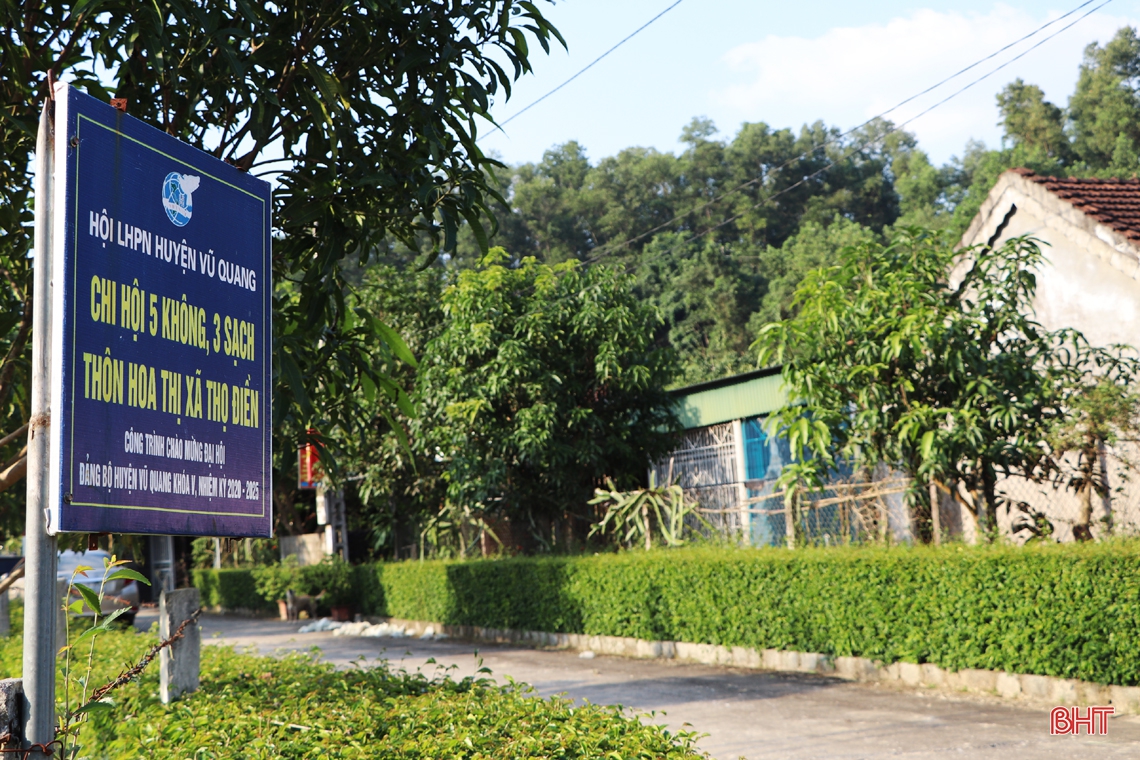Thanh bình, tươi mới trên vùng quê tái định cư ở Vũ Quang