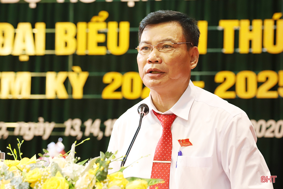 Đồng chí Trần Quang Tuấn được bầu giữ chức Bí thư Huyện ủy Đức Thọ
