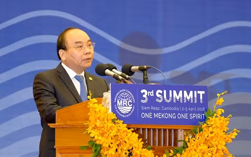 thu tuong dua ra thong diep manh me ve su dung tai nguyen nuoc mekong